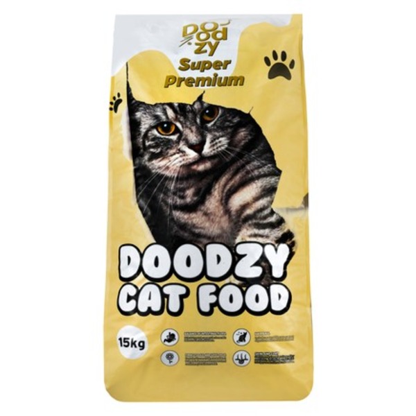DOODZY Cat Food Super Premium 15 kg