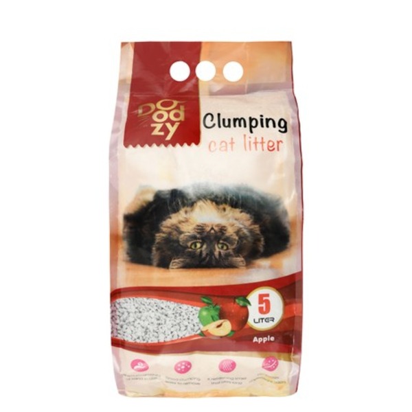 DOODZY Clumping Cat Litter Apple 5 L
