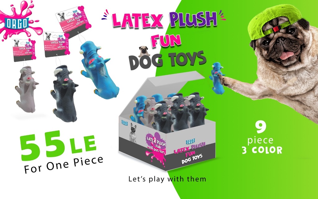 ORGO Latex Plush Fun Wild Boar (S) 1 Piece