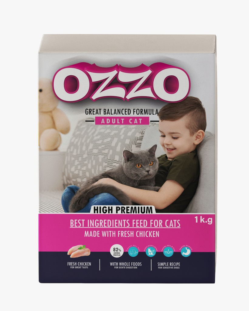 OZZO Adult Cat  Fresh Chicken Dry Food 1 kg