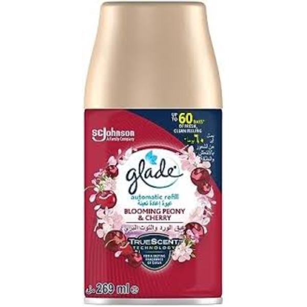 SC Johnson | Glade | Automatic  refill | Air Freshener | Blooming PEONY & CHERRY | 269 ml