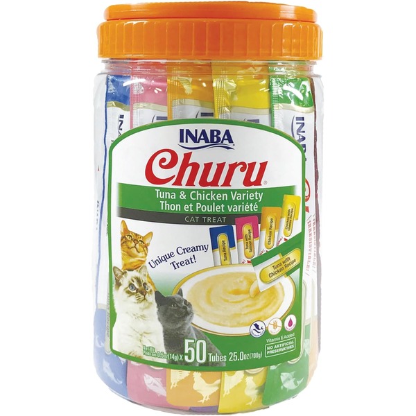 INABA | Churu Cat Treats | 50 pieces