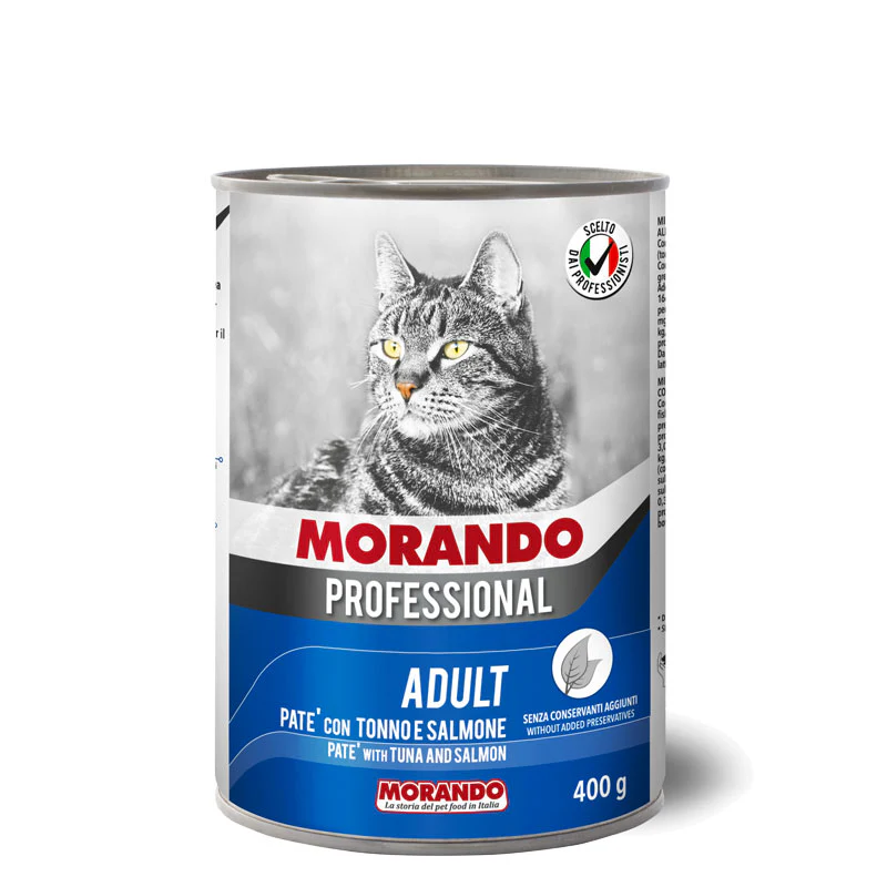 MORANDO | Feline PROFESSIONAL (Pate) - Tuna & Salmon | 400 gm