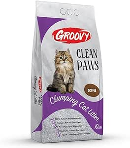 GROOVY Clumping Cat Litter Coffee 5 L (Egypt Stock)