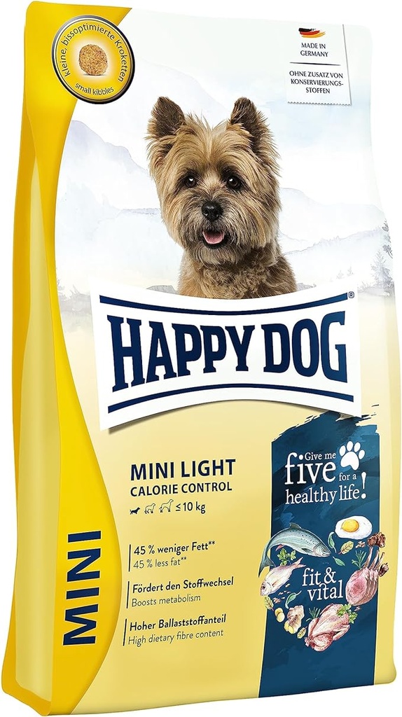 HAPPY Dog | Mini Light Fit & Vital | 4kg 
