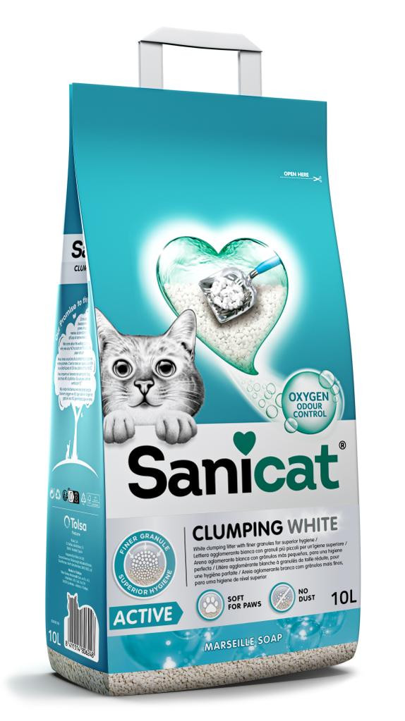 SaniCat | CAT LITTER - Clumping Active | 10 L