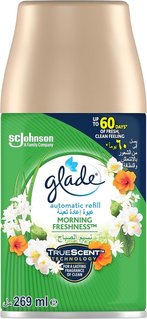 SC Johnson | Glade | Automatic  refill | Air Freshener | Morning Freshness | 269 ml 