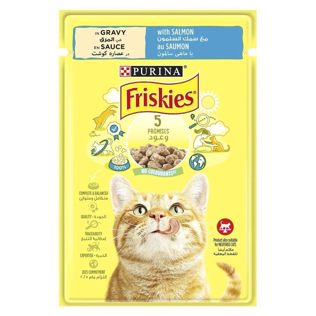 PURINA | FRISKIES 5 Promises ( Cat) - Salmon | 85 gm