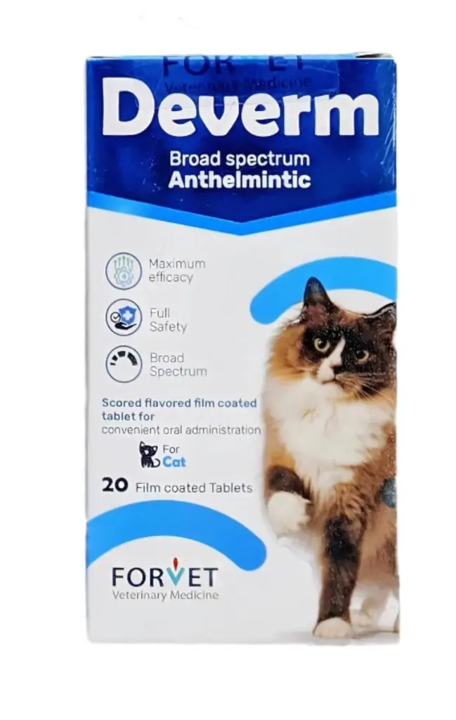 Forvet | Deverm For Cat | 10 tablets