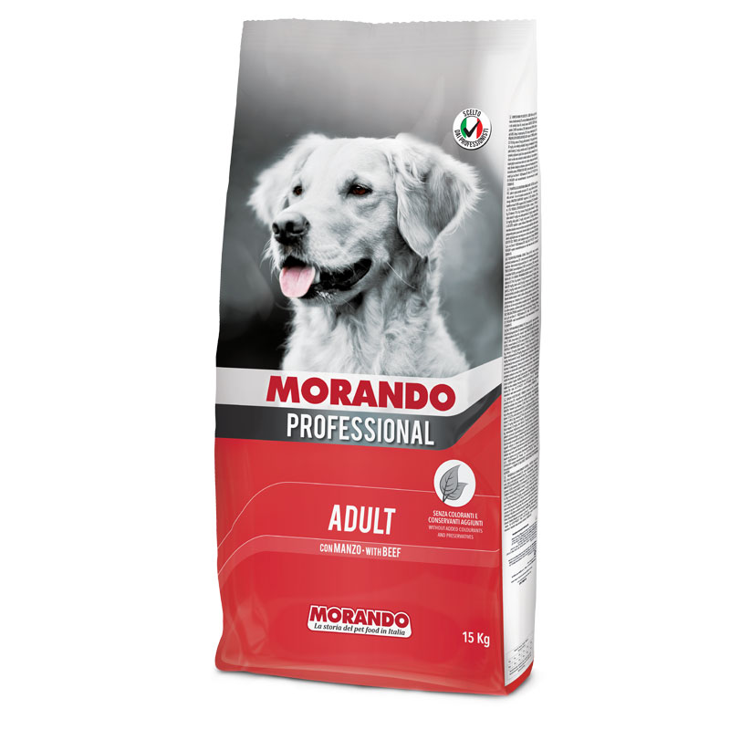 MORANDO Canine Professional Adult With Beef 15 kg