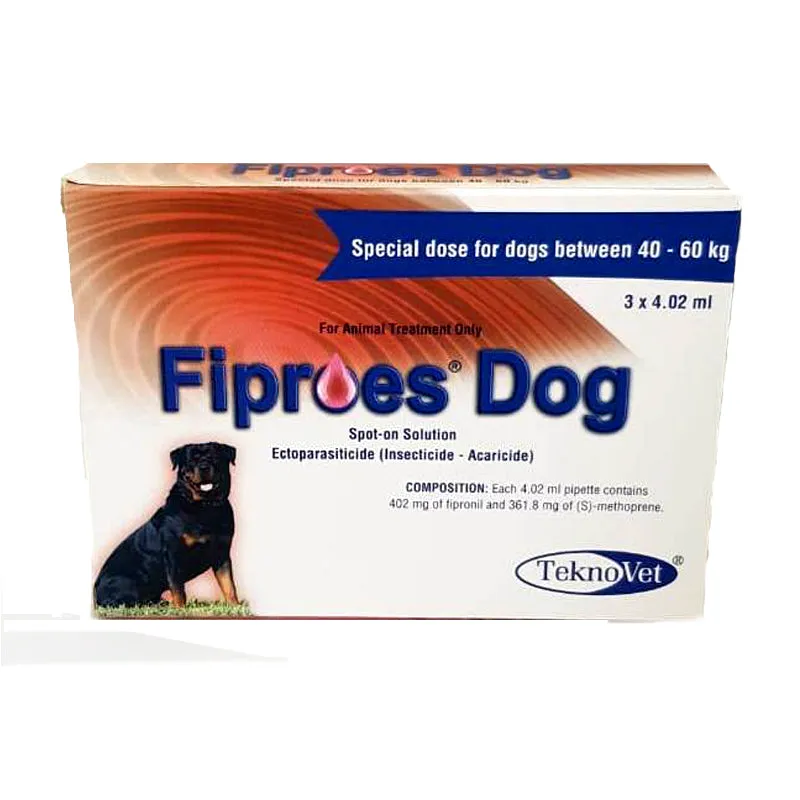 TEKNOVET Fiproes Dog 40 – 60 kg 3 Pipettes