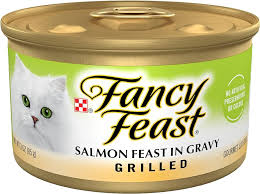 PURINA |  fancy feast grilled salmon cat food 85 gm