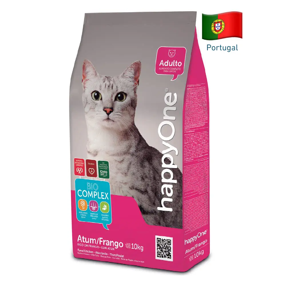 HappyOne Dry Food For Cats With Tuna & Chicken 10 Kg