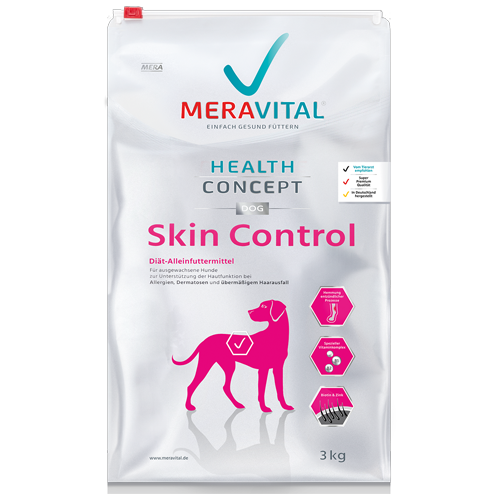 MERA Dog Meravital Skin Control 3 kg (UAE Stock)