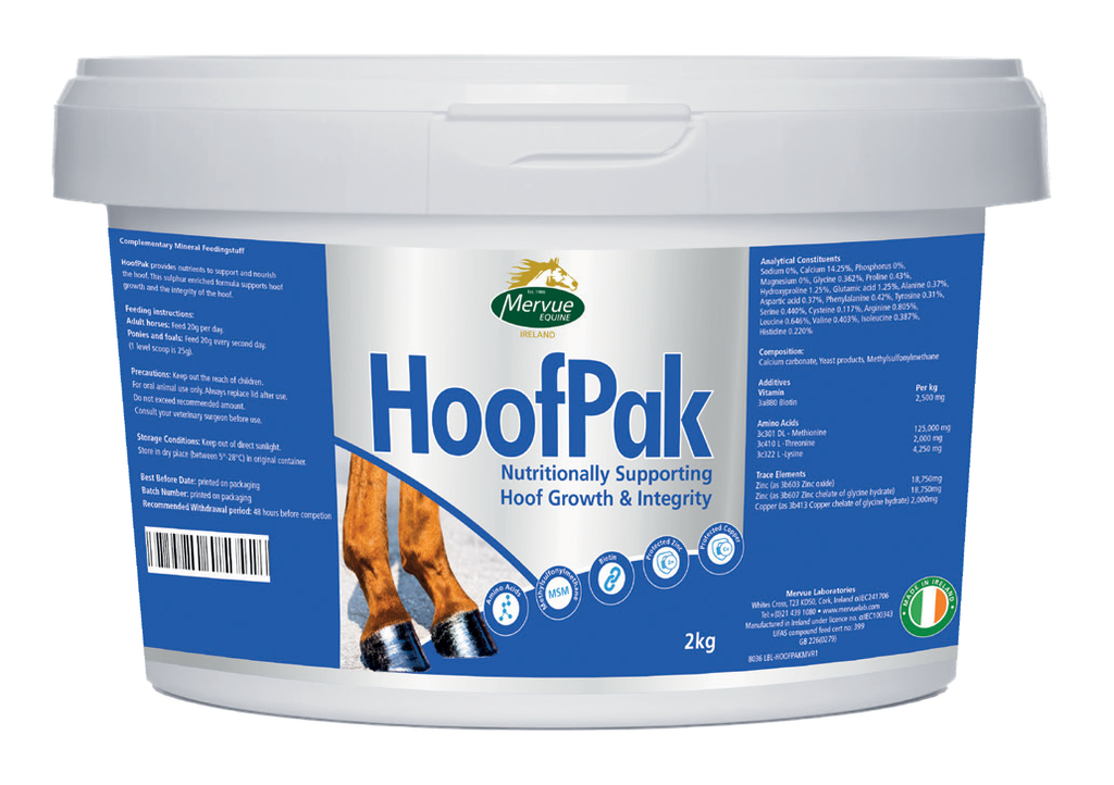 MERVUE HoofPak 2 kg supporting Hoof growth and integrity