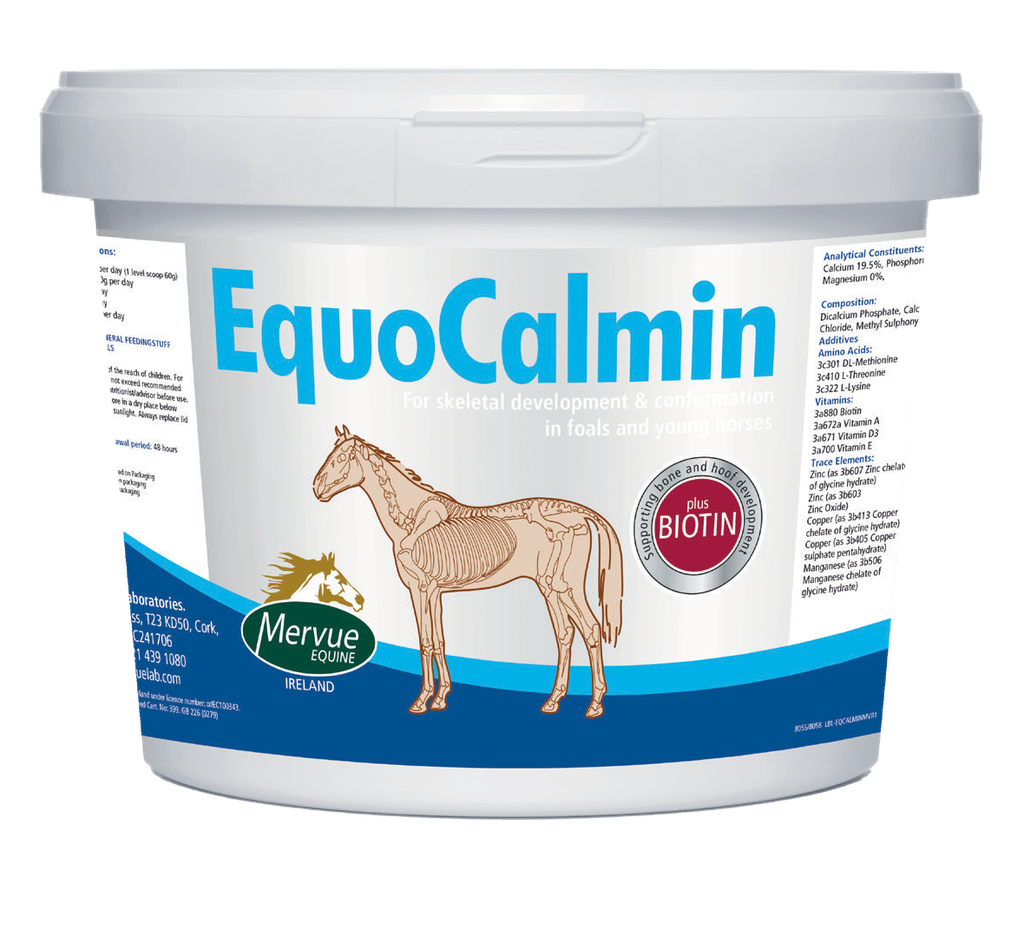 MERVUE EquoCalmin Powder 3 kg For optimum skeletal development