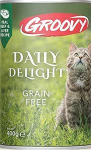 GROOVY Feline Daily Delight Beef & Liver 400 gm 