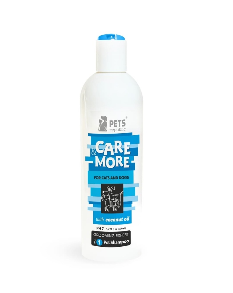 PETS REPUBLIC | Care & More Shampoo Coconut 500 ML