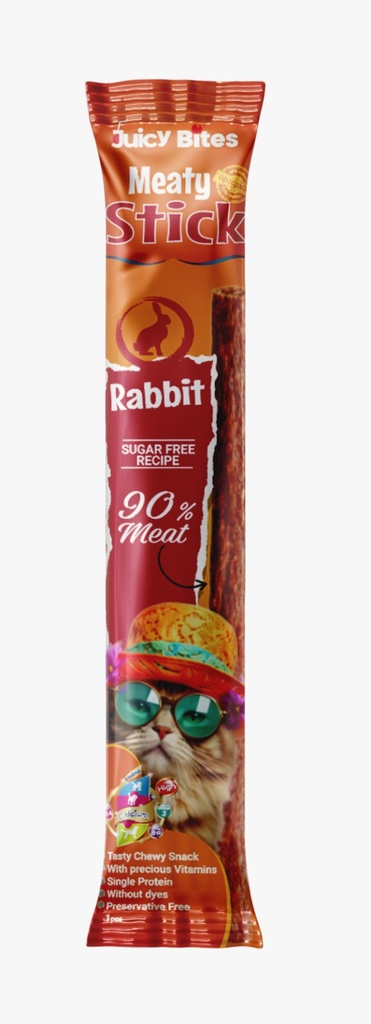 JUICY BITES Meaty Stick with Rabbit Cat One Piece
