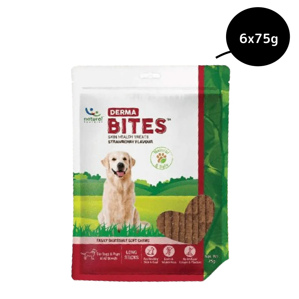 Natural Remedies | Derma Bites Dog Treats | 75 gm 