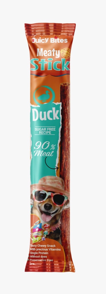 JUICY BITES Meaty Stick With Duck Dog One Piece