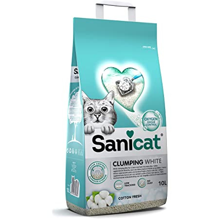 SaniCat | CLUMPING WHITE - COTTON FRESH | 10 L