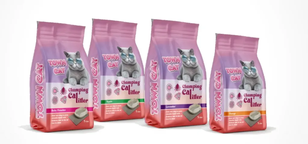 TOWN CAT Clumping Cat Litter 20L lavender