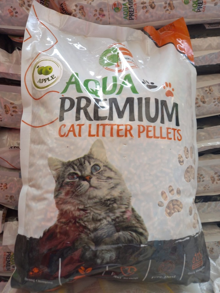 Aqua Premium Cat Litter Pellets Apple 15 KG