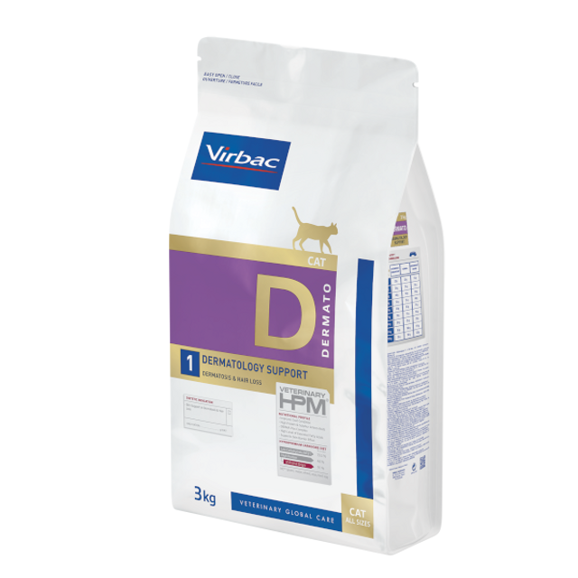 VIRBAC | Cat Dermatology Support | 3 kg