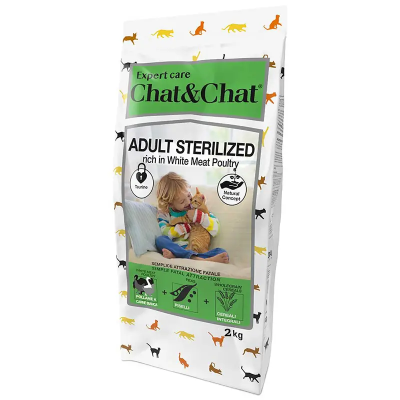 CHAT & CHAT | ADULT CAT - STERILISED | 2 kg