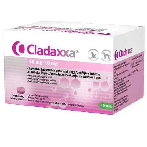 KRKA | CLADAXXA 40 mg / 10 mg For Dog & Cat | 10 Tab