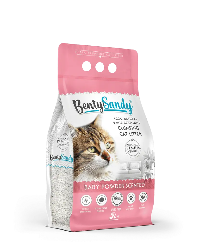 Benty Sandy Cat Litter Baby powder 5 L