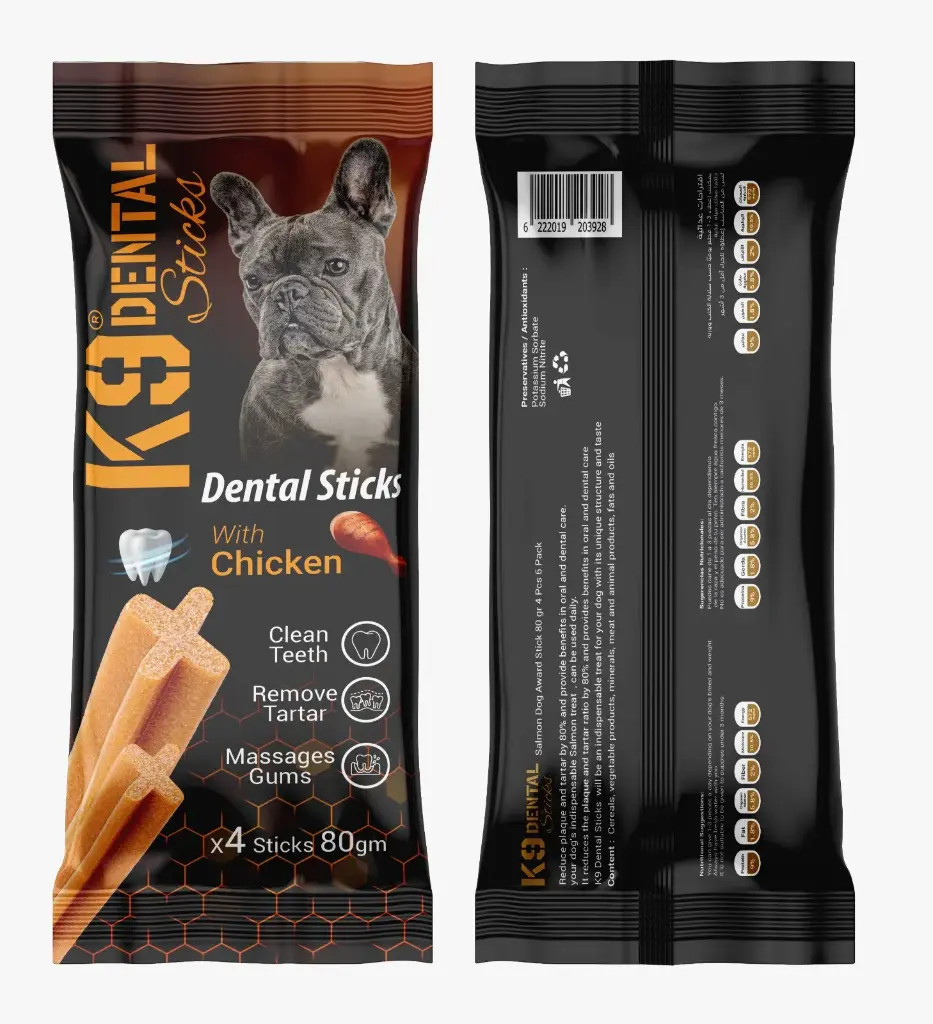 K9 | DENTAL STICKS - CHICKEN  | 80 GM