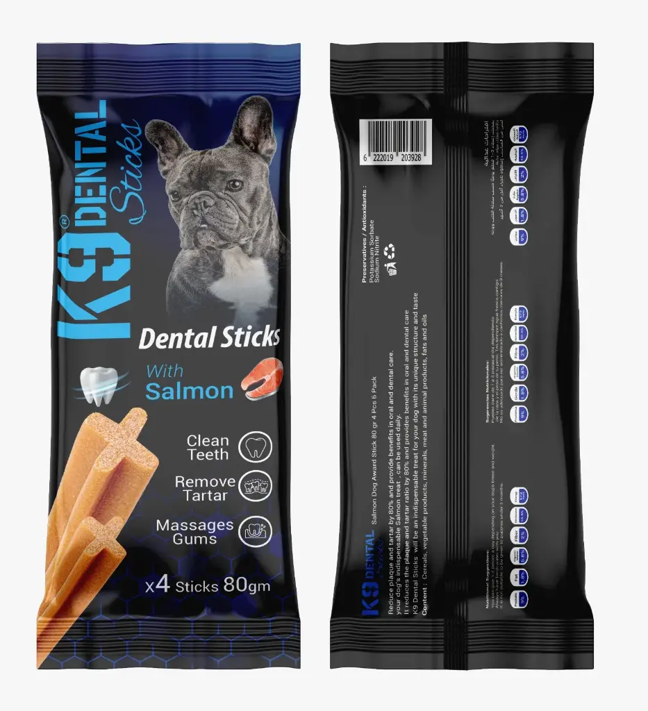 K9 | DENTAL STICKS - SALMON | 80 GM