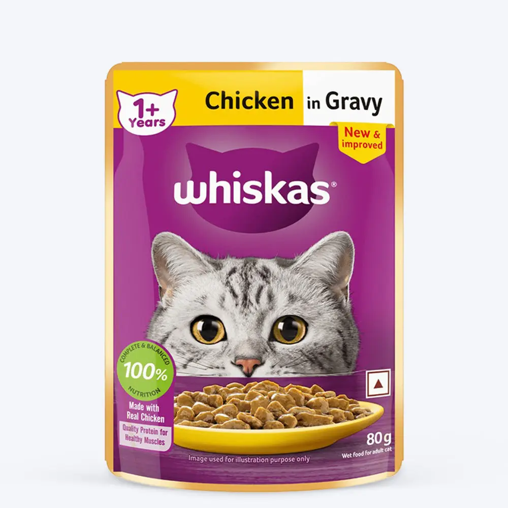 WHISKAS | 1+ Years Cat Food - chicken | 85 gm 