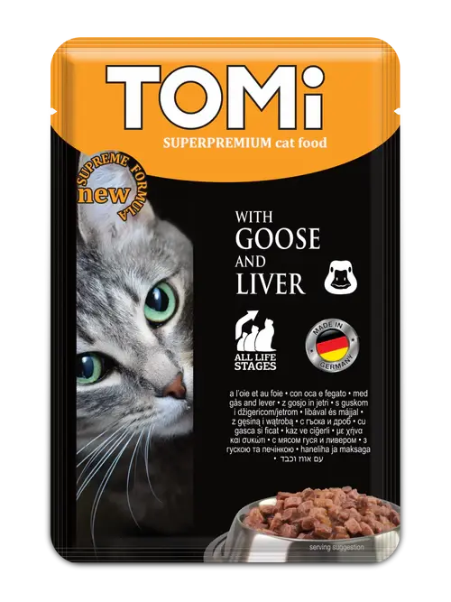 Tomi Wet Food For Cats Goose & Liver 100 gm