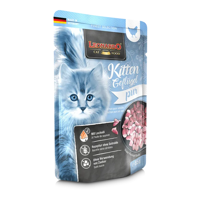 Leonardo Poultry Kitten Wet Food 85 GM