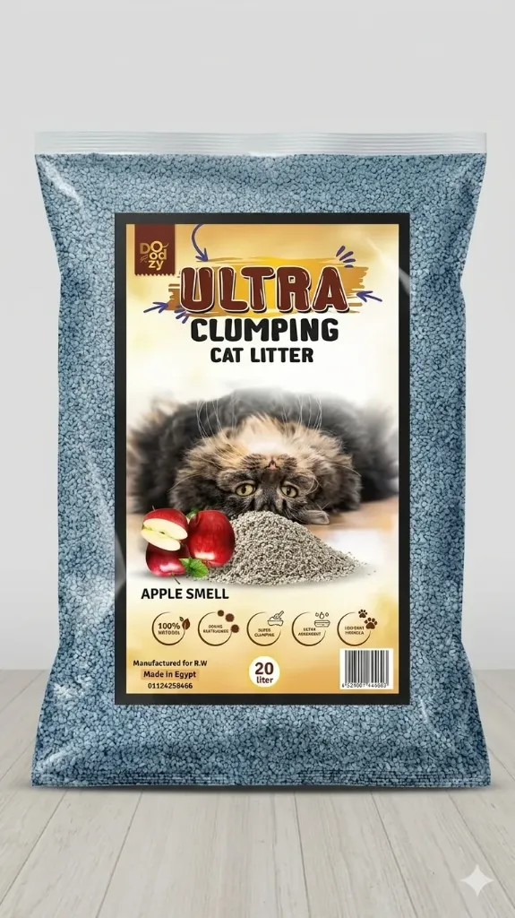 DOODZY Cat Litter Ultra Clumping Apple 20 L