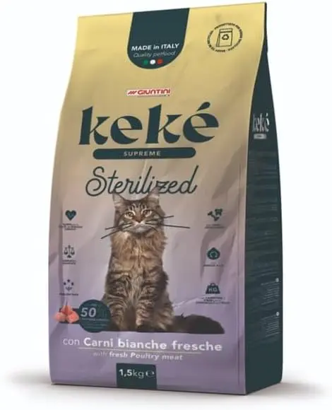 Keke Supreme Sterilized Adult Cat Dry Food 1.5 kg