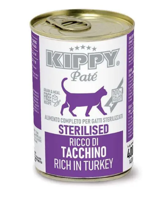 KIPPY Paté Sterilized Cat With Turkey 400 gm 