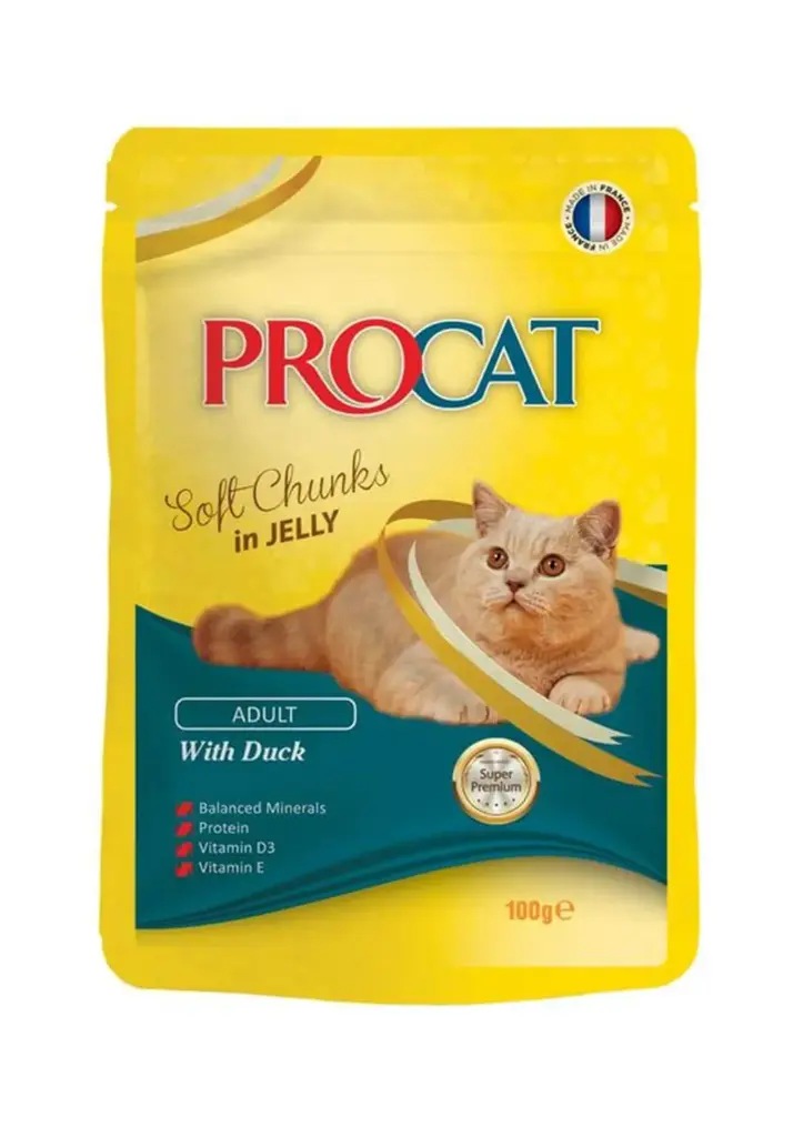 PROCAT Adult Soft Chuncks Duck 100 gm