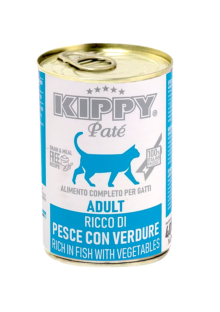 KIPPY Paté Adult Cat With Fish & Vegetable 400 gm 