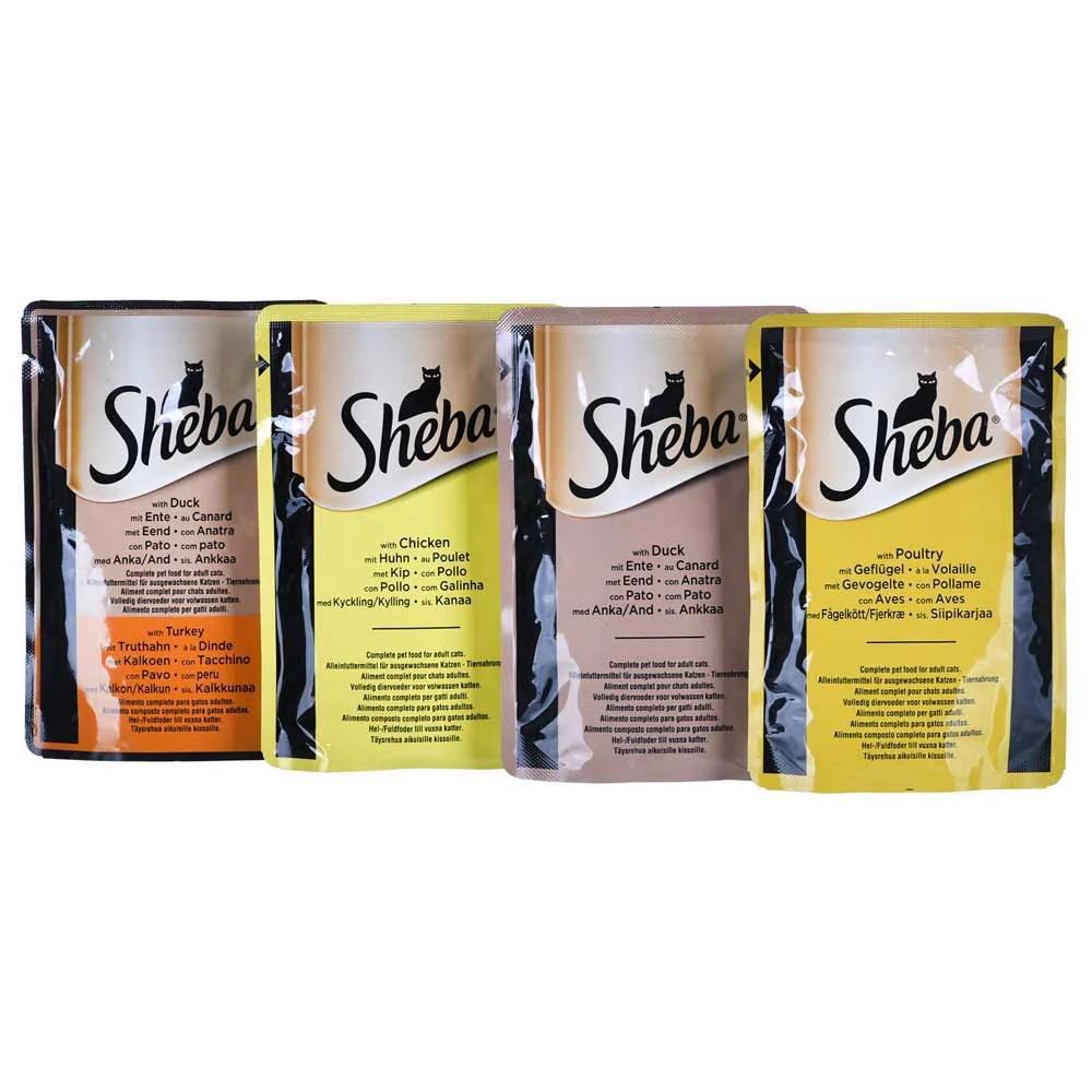 Sheba Complete Wet Food for Adult Cat With White Fish 85 g