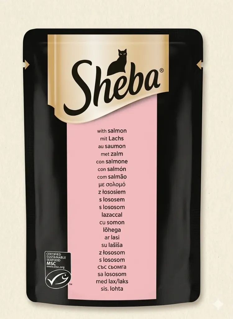 Sheba Complete Wet Food For Adult Cat With Salmon 85 g