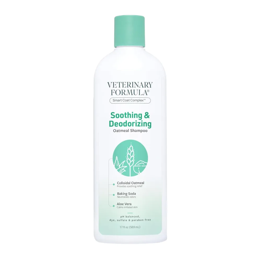 Synergy Labs Veterinary Formula Solutions Soothing & Deodorizing Oatmeal Shampoo 17oz - 503ml