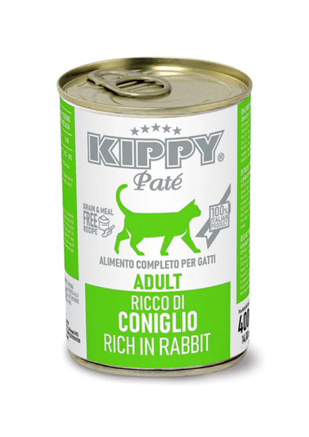 KIPPY Paté Adult Cat With Rabbit 400 gm