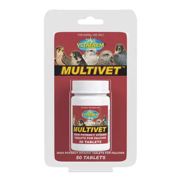 VETAFARM Falcon Multivet 50 Tabs (UAE Stock)