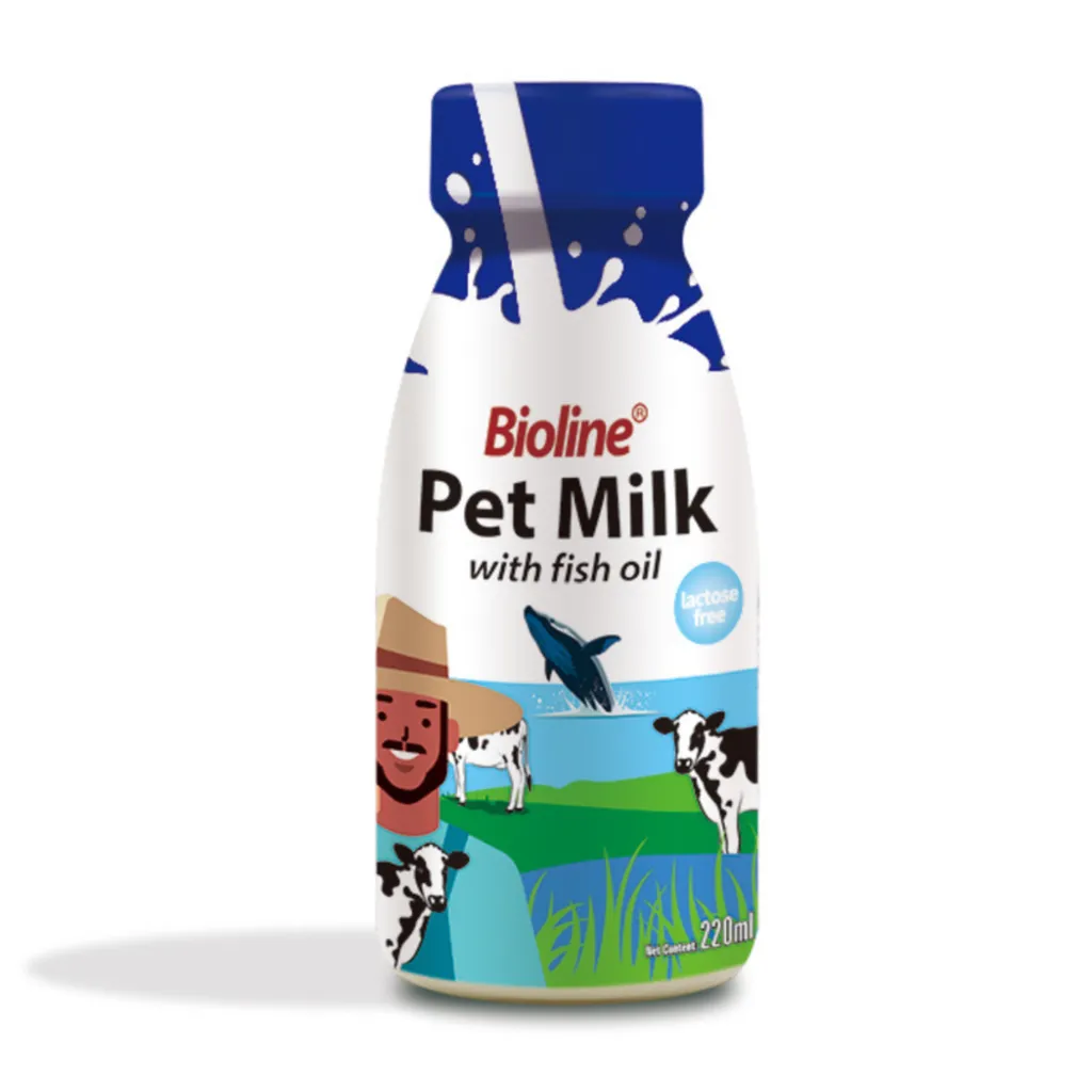 Bioline Pet Milk with Fish Oil 220 ml