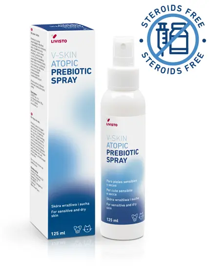 LIVISTO V-Skin Atopic Prebiotic Spray 125ml (UAE Stock)