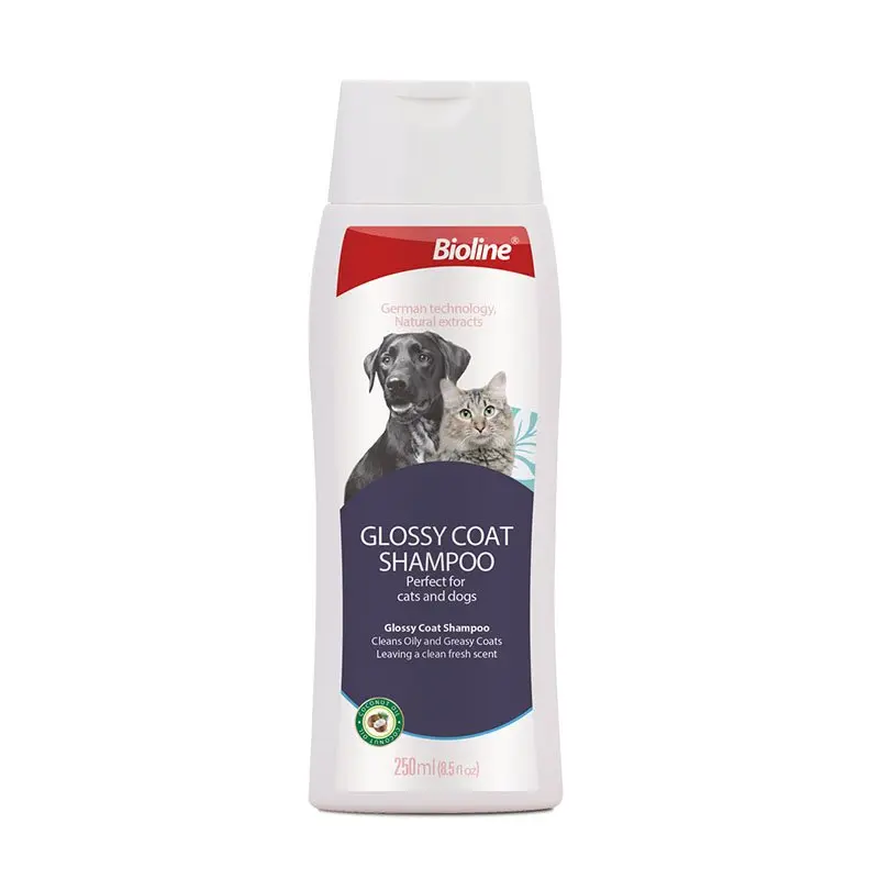 Bioline Glossy Coat Shampoo for Dogs & Cats 250ml